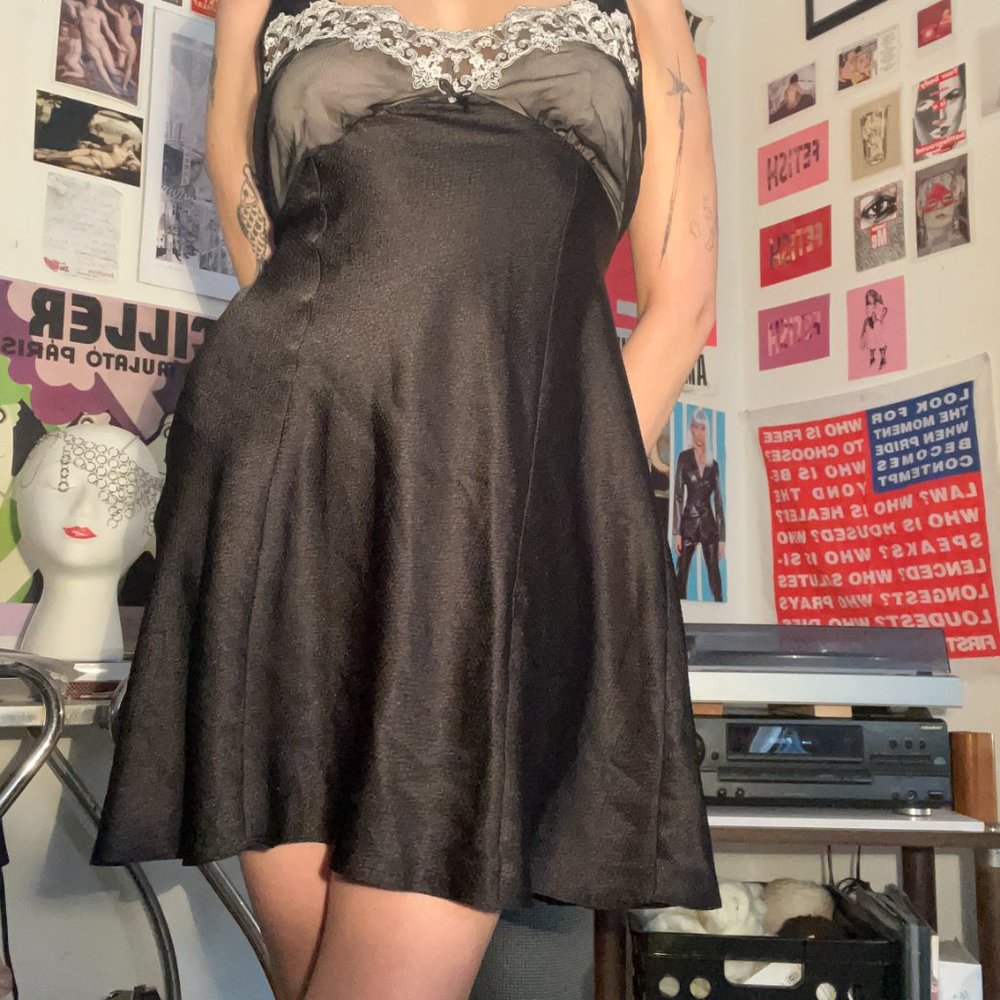 Linea Donatella Slip dress with tie size large